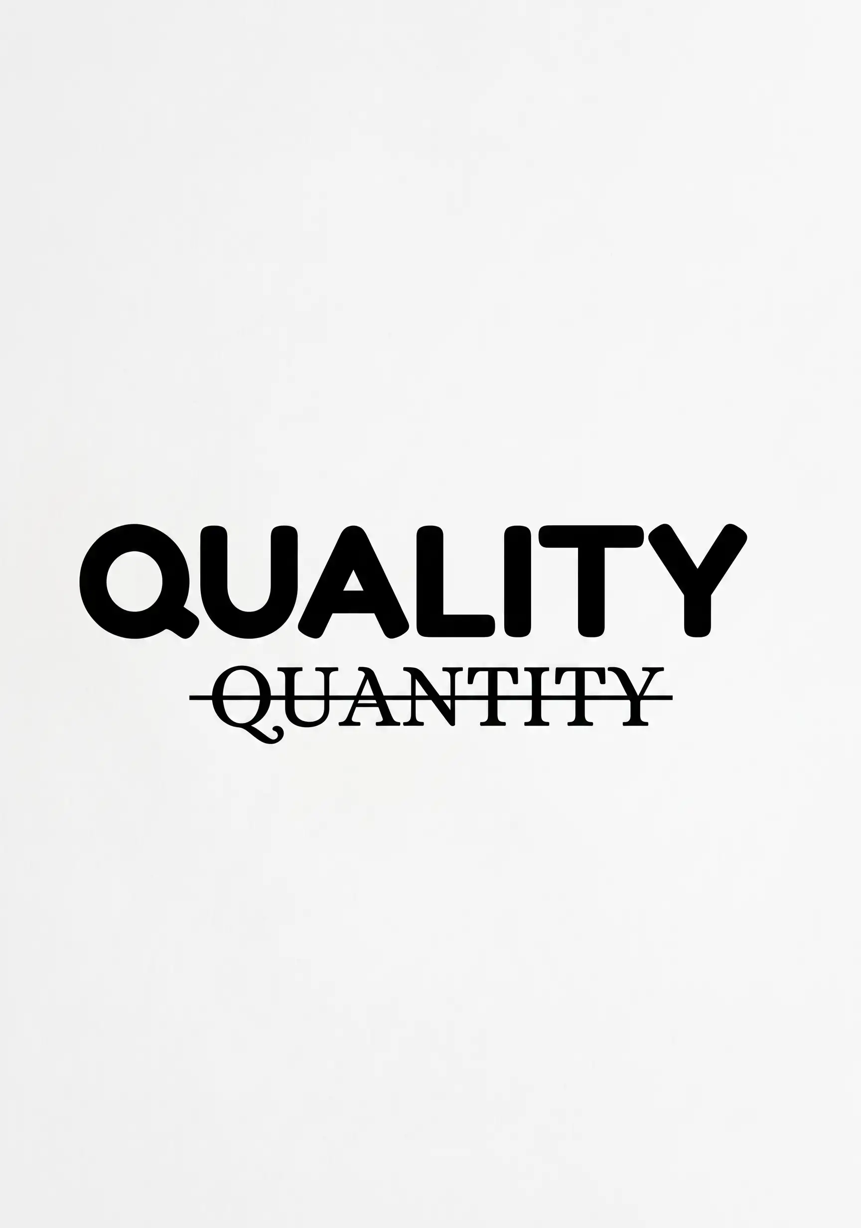 Quality Typography Poster