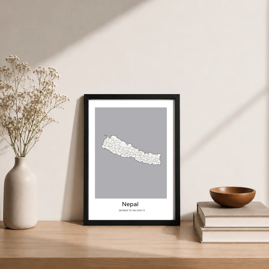 Gray nepal poster