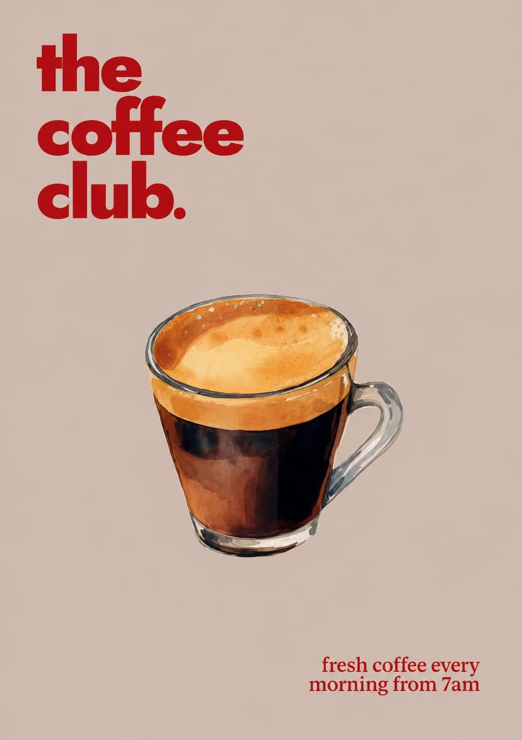 Vintage Coffee Poster