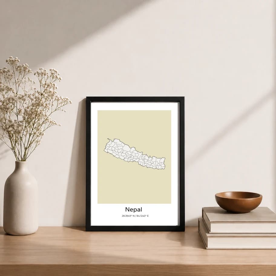 Nepal Poster |  Yellow