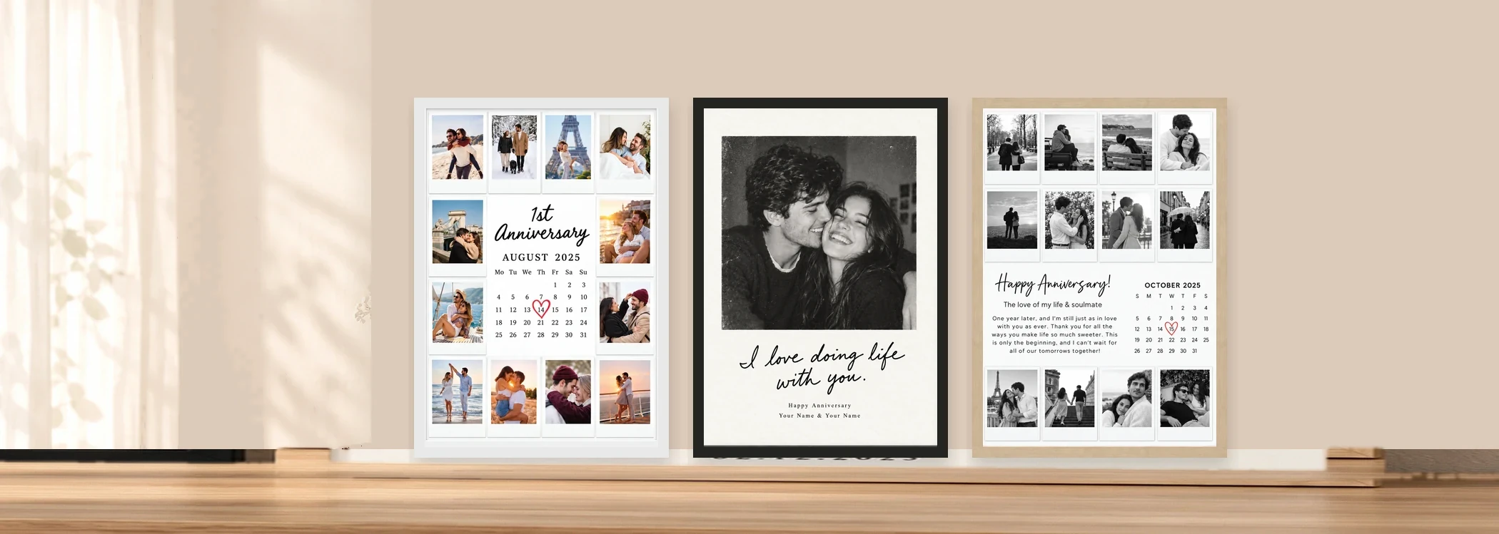 Anniversary gift posters
