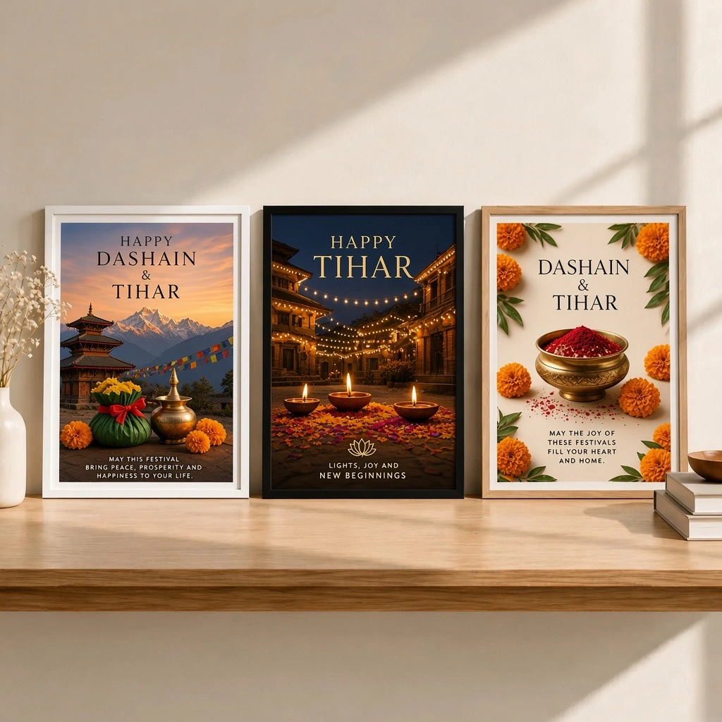 Dashain & Tihar poster